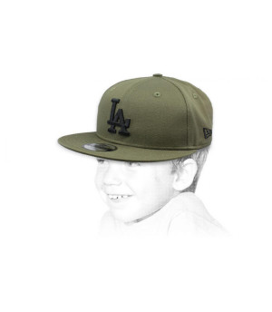 casquette enfant LA vert noir Snapback Kids League Ess LA 9Fifty olive black